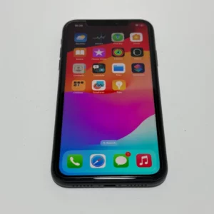iPhone11-Black-64GB-front-screen-on